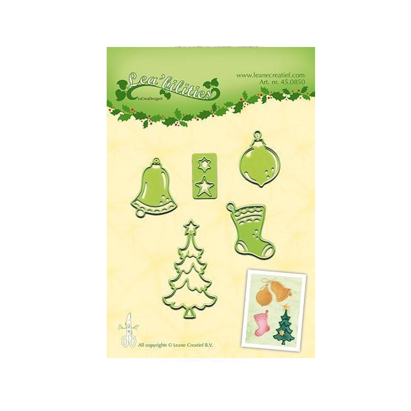 45.0850 Christmas ornaments smal