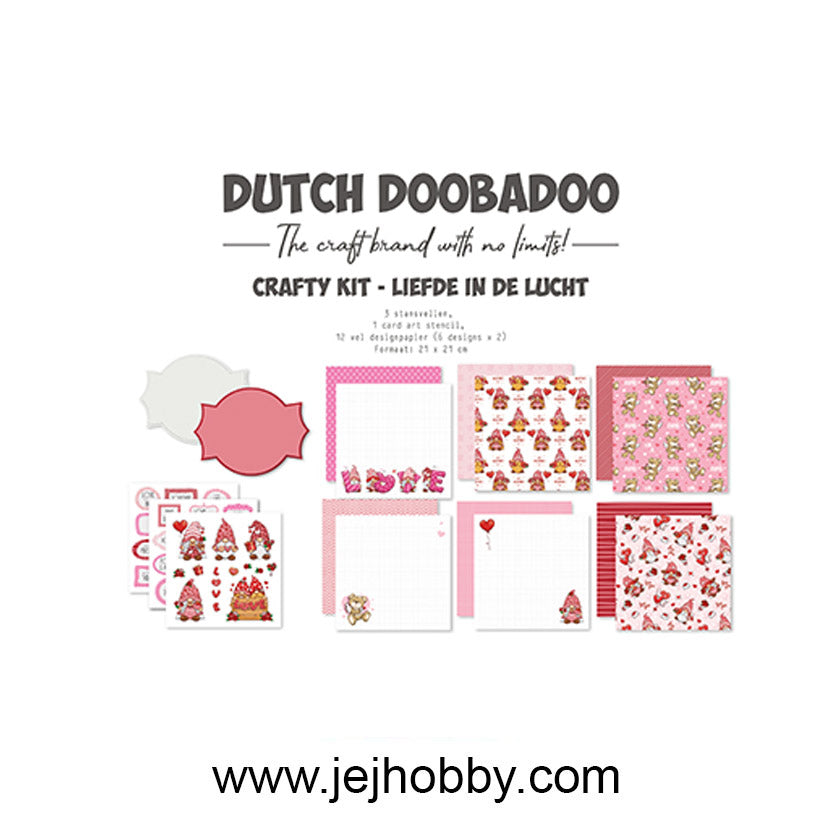 473.005.072, crafty kit, liefde in de lucht, dutch doobadoo, jej hobby