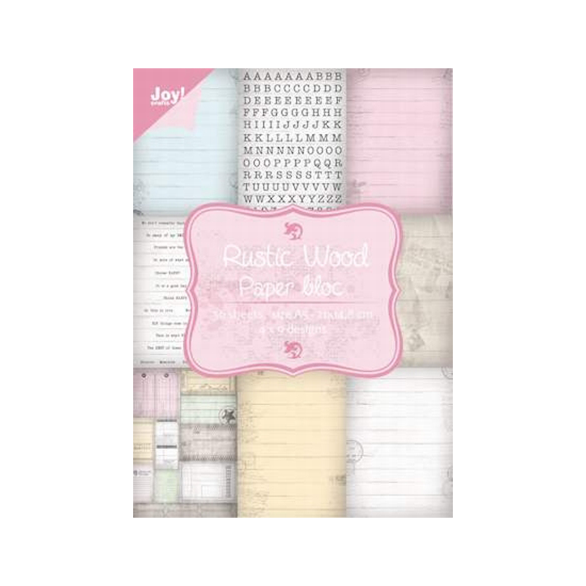 Rustic wood paper bloc