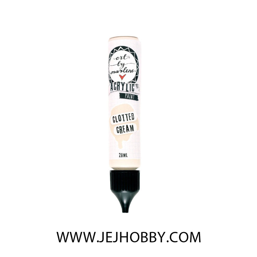 ABM-ES-ACP25, acryl paint marlene, Clotted cream, jej hobby