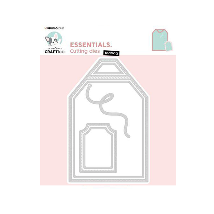 CCL-ES-CD730, Studio Light essentials cutting dies teabag, jej hobby