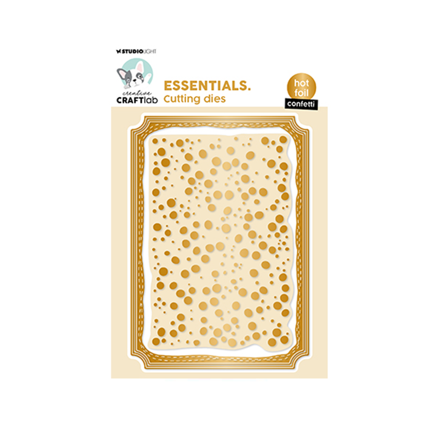 CCL-ES-HFCD02, Studio light, Hot Foil Cutting Die, Confetti Essentials, jej hobby