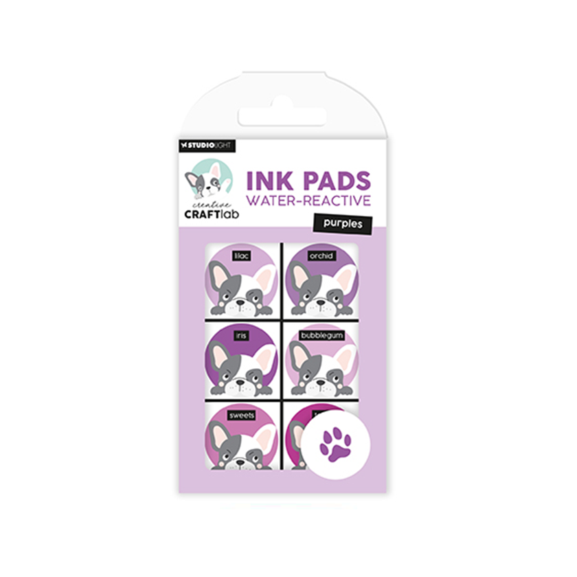CCL-ES-INKP20. Studio Light. Ink Pads. Water reactive. purples. jej hobby