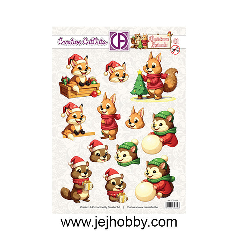 Christmas animals 01