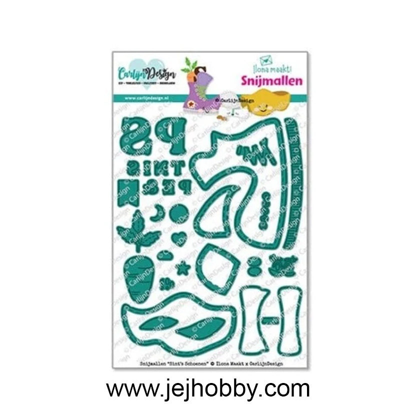 CDSN-0335, Sint's schoenen, Carlijn design, jej hobby