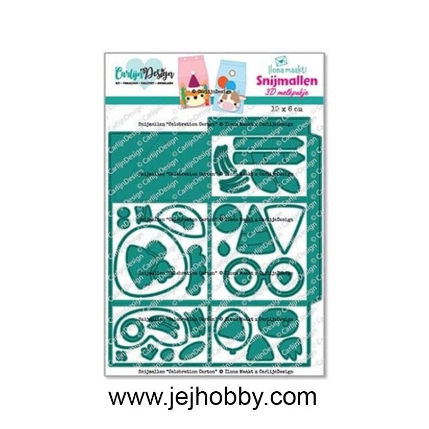 CDSN-0336, Celebration Carton, Carlijn design, jej hobby