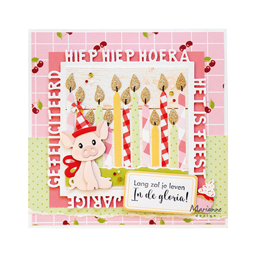 CR1656 Felicitatie vierkant by Marleen