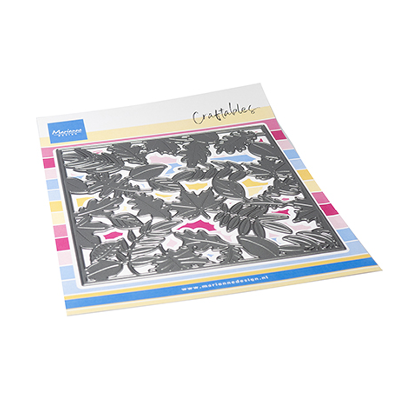 CR1663, Craftable, Background Fall leaves van Marianne Design, jej hobby