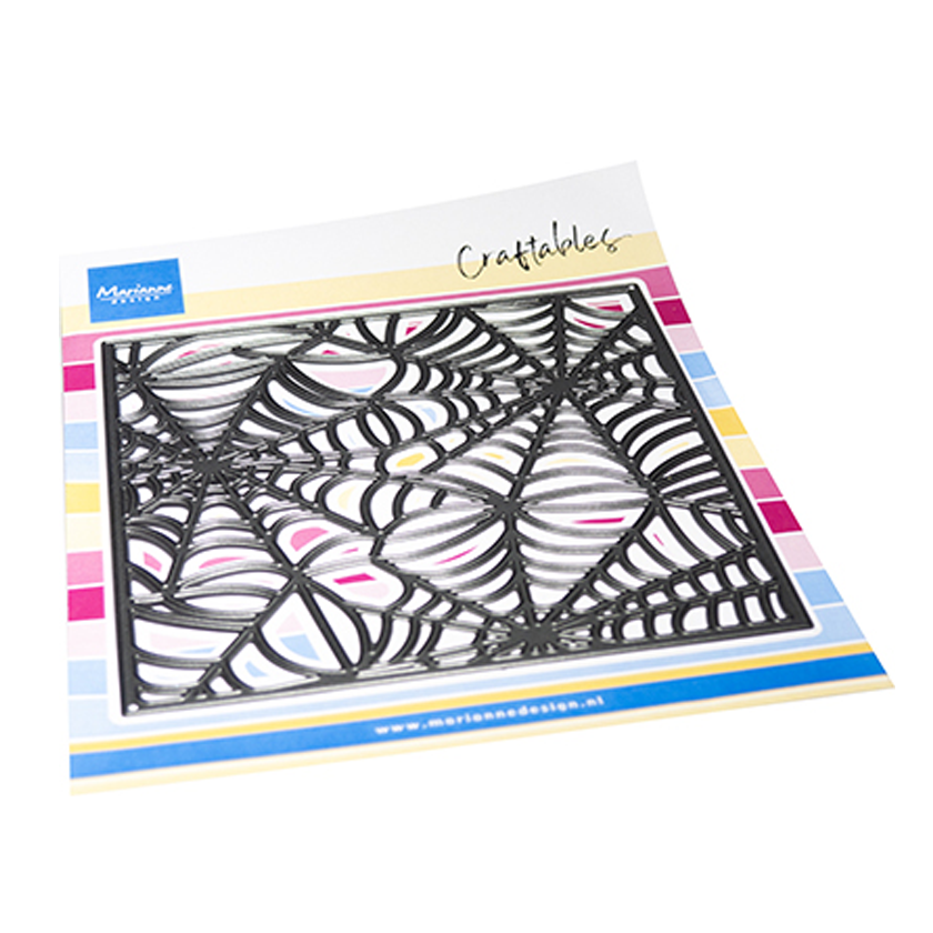 CR1671, Background Spiderweb, craftable, Marianne design, jej hobby