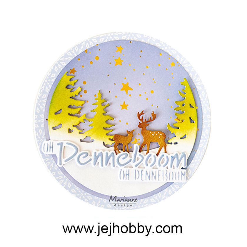 CR1675 Silhouette Winter scenery