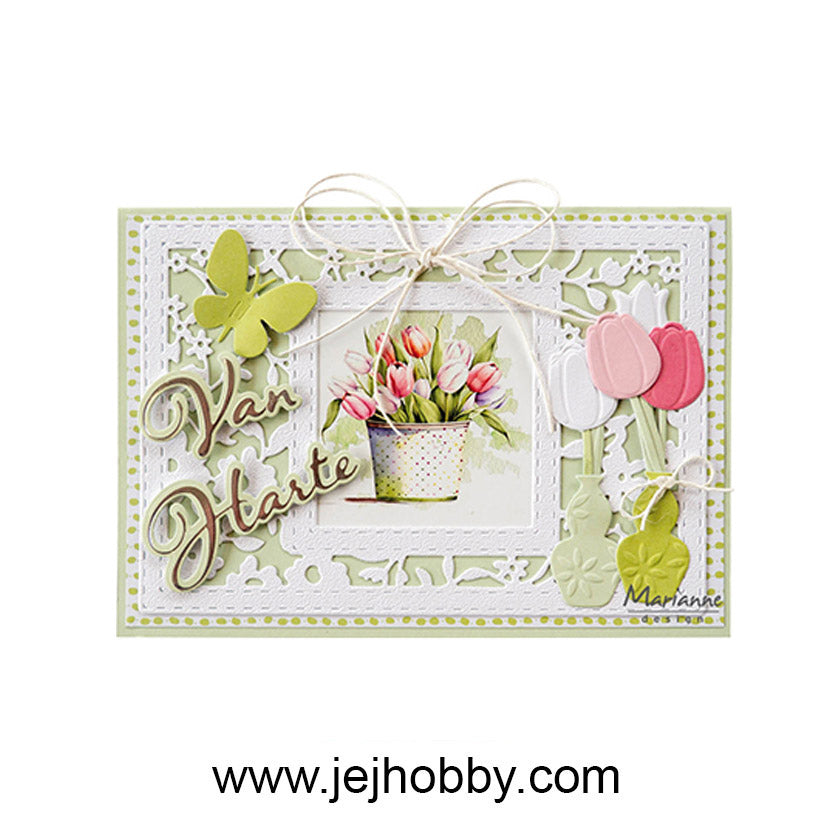 CR1678 Punch die XL Butterflies