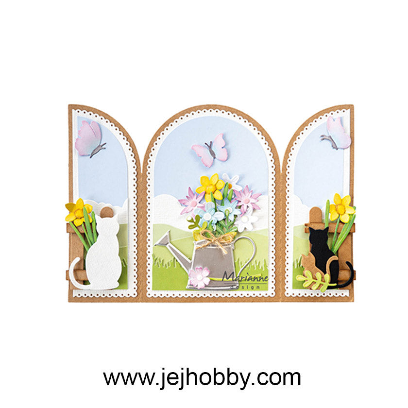 CR1678 Punch die XL Butterflies