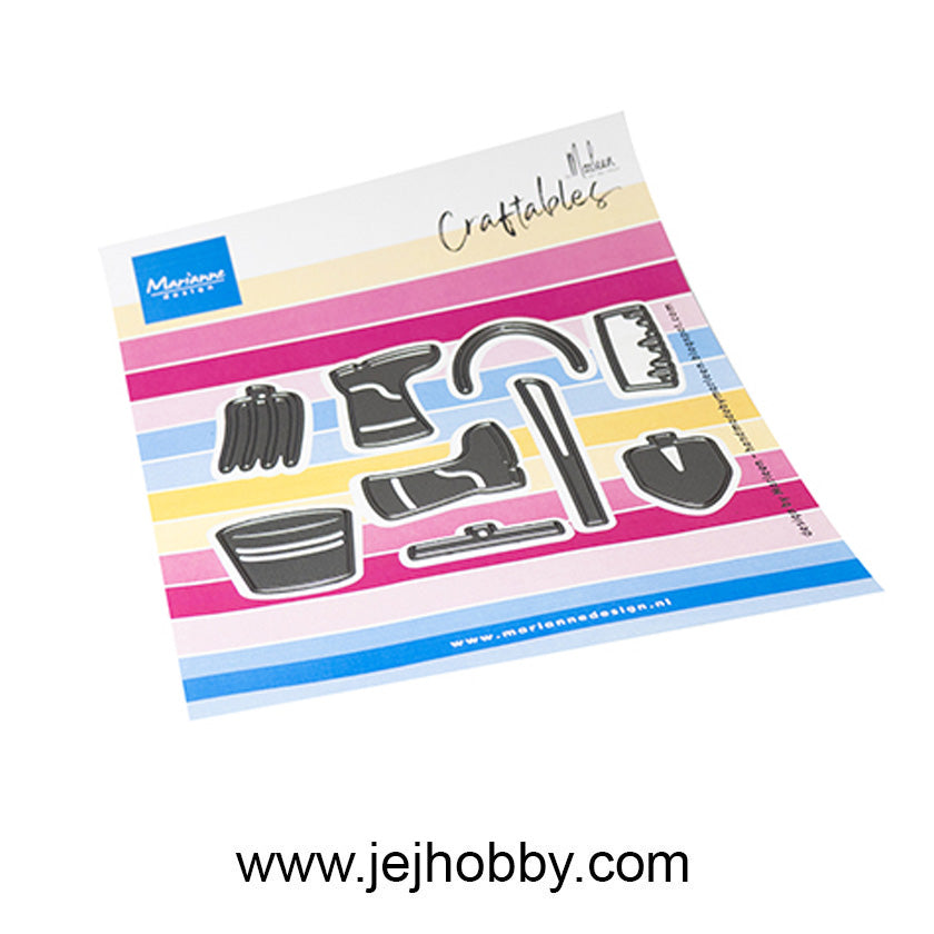 CR1693, Farm tools by Marleen, Marianne design craftable, jej hobby