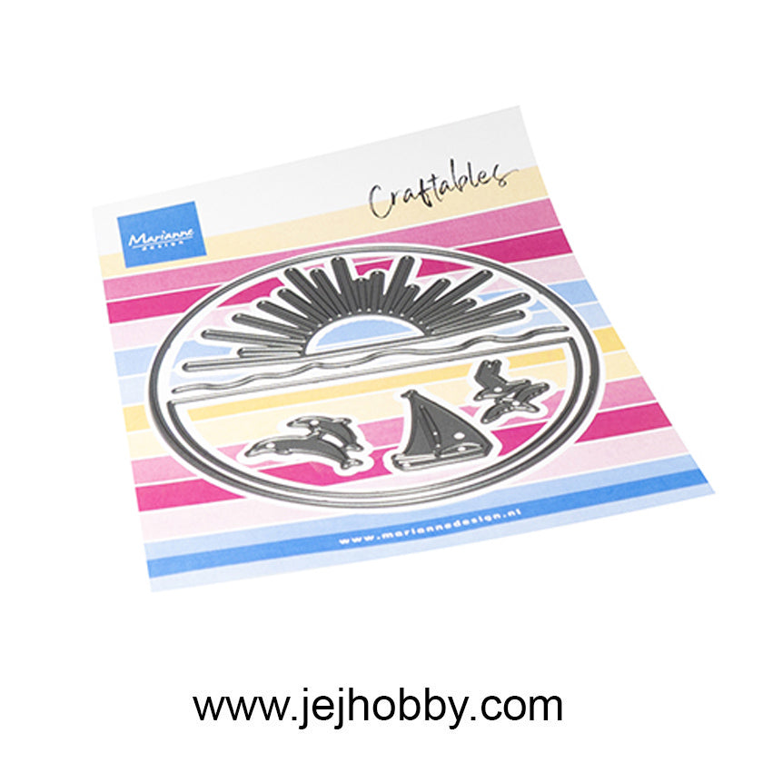 CR1696 Silhouette Sunrise Craftable, Marianne design, jej hobby