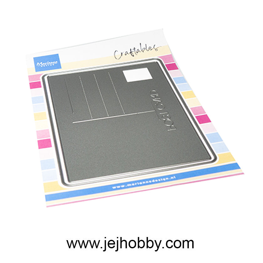 CR1698, Postcard Craftable, Marianne design, jej hobby