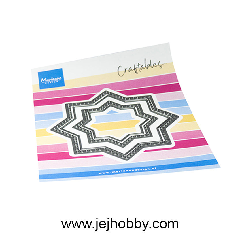 CR1702, Open Star set, Craftable, Marianne design, jej hobby