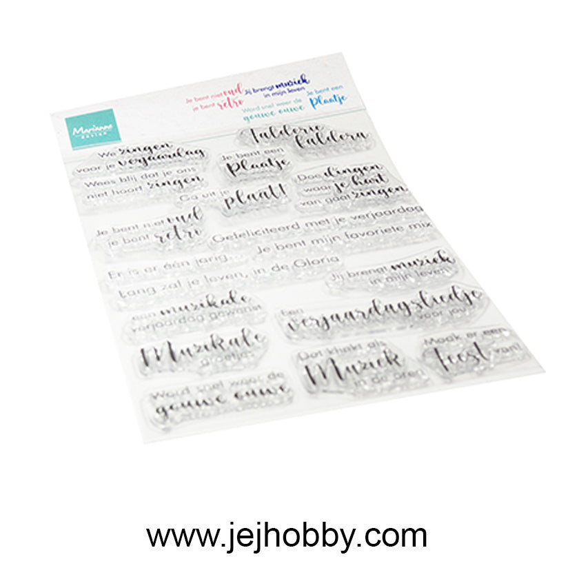 CS1173, voor de man, clear stamp, Marianne design, jej hobby