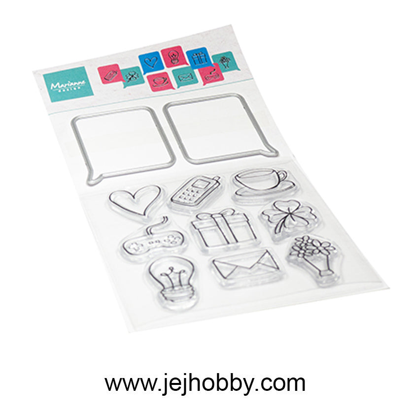 CS1176, Speech bouble,  marianne design, jej hobby