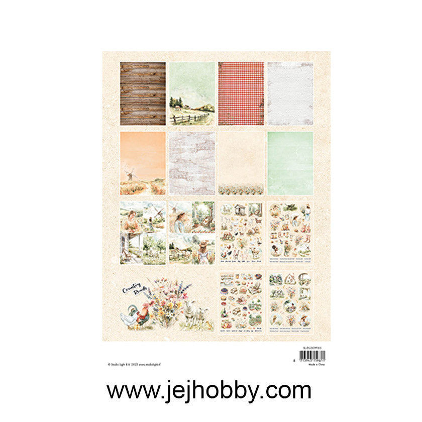 DCPP310 Die-cut Designer country roads