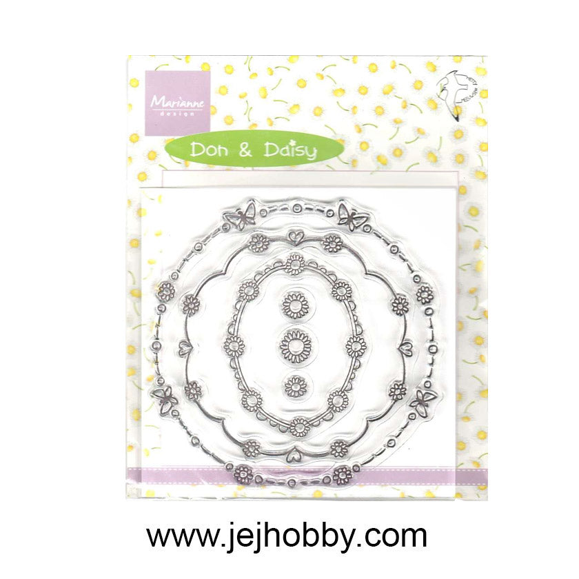 DDS3314 Don & Daisy Daisy decorations circles