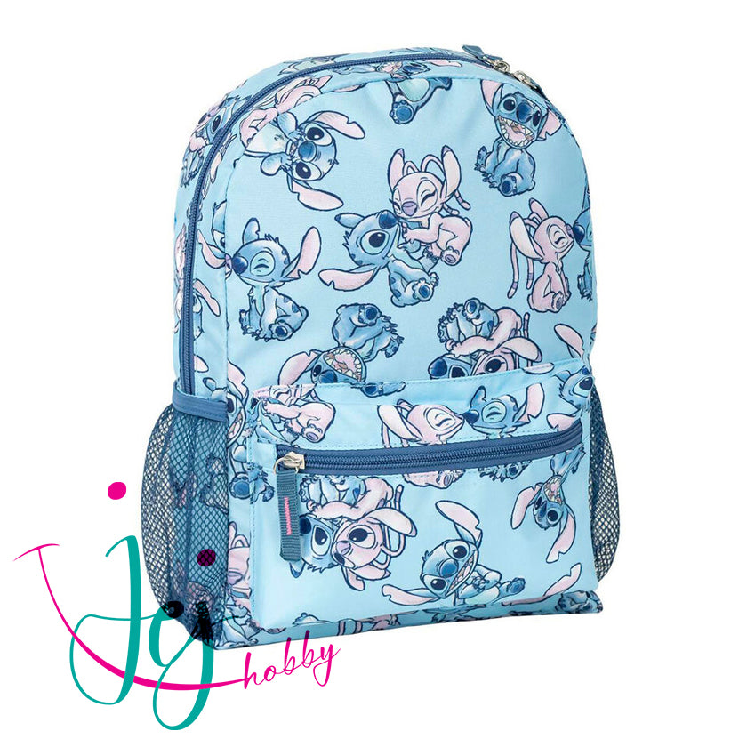 Disney Stitch en Angel backpack 33cm, optioneel met naam