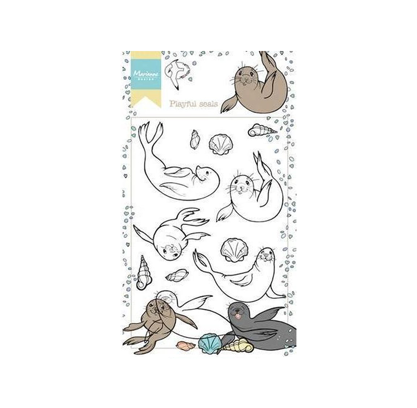 Clear stamps Marianne design Playful seals