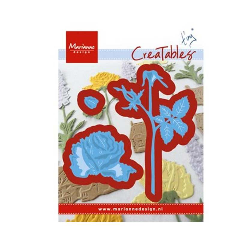 LR0451. tiny's rose. creatables. marianne design. jej hobby