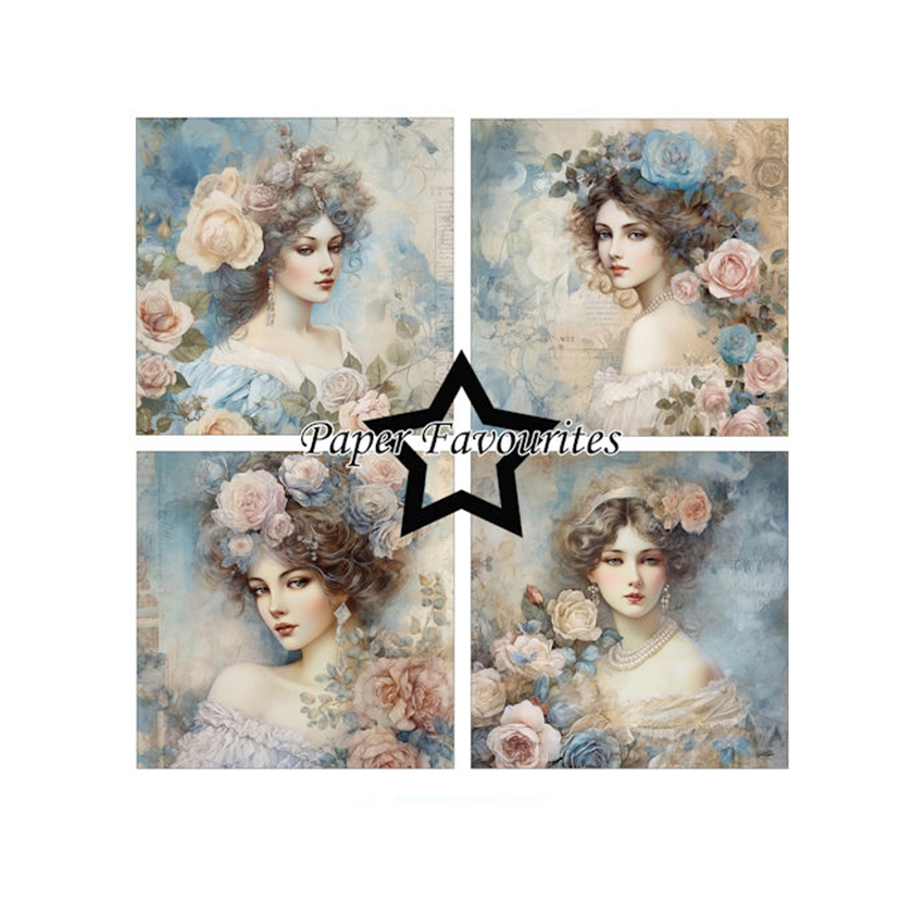 PF269 Vintage ladies blue