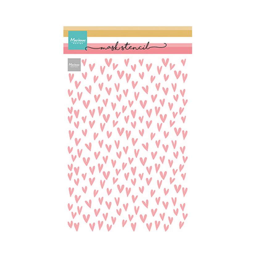 Marianne design Mask Stencil, Hearts