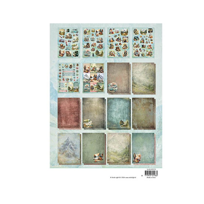 DCPP170 Die-cut Paper Pad Adventure awaits