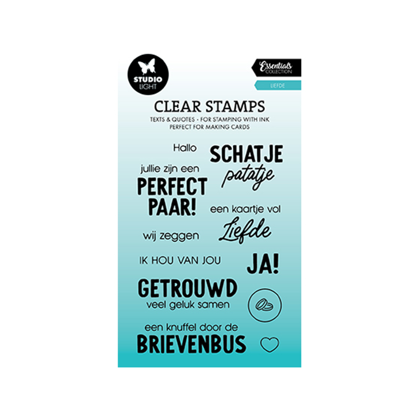 Studio light Clear stamp Liefde Essentials