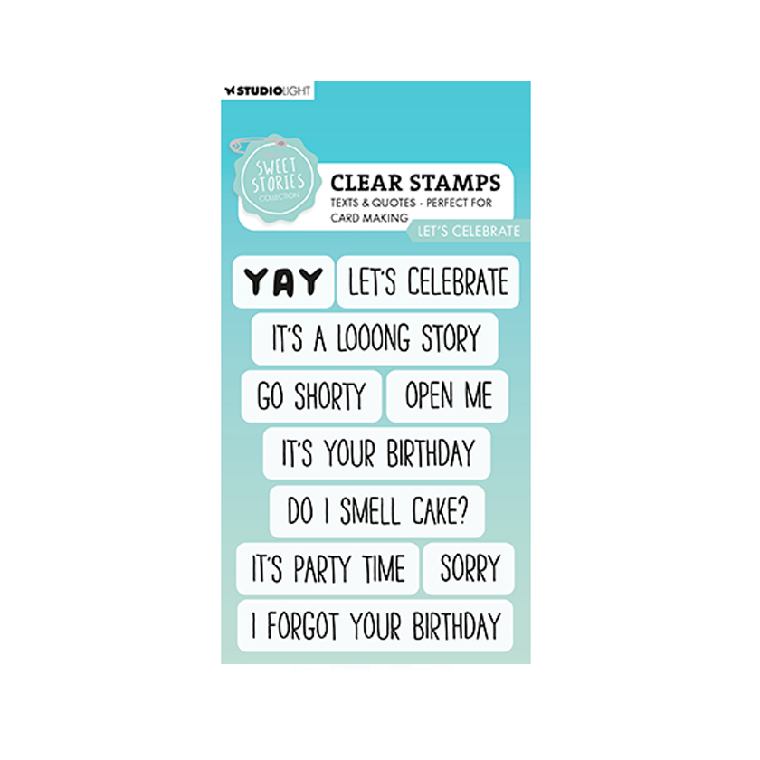 SL-SS-STAMP661. Studio Light. Let's celebrate. Sweet Stories. nr 661. jej hobby