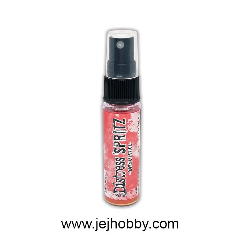 TDU86338, distress spritz, worn lipstick, Ranger, Jej hobby