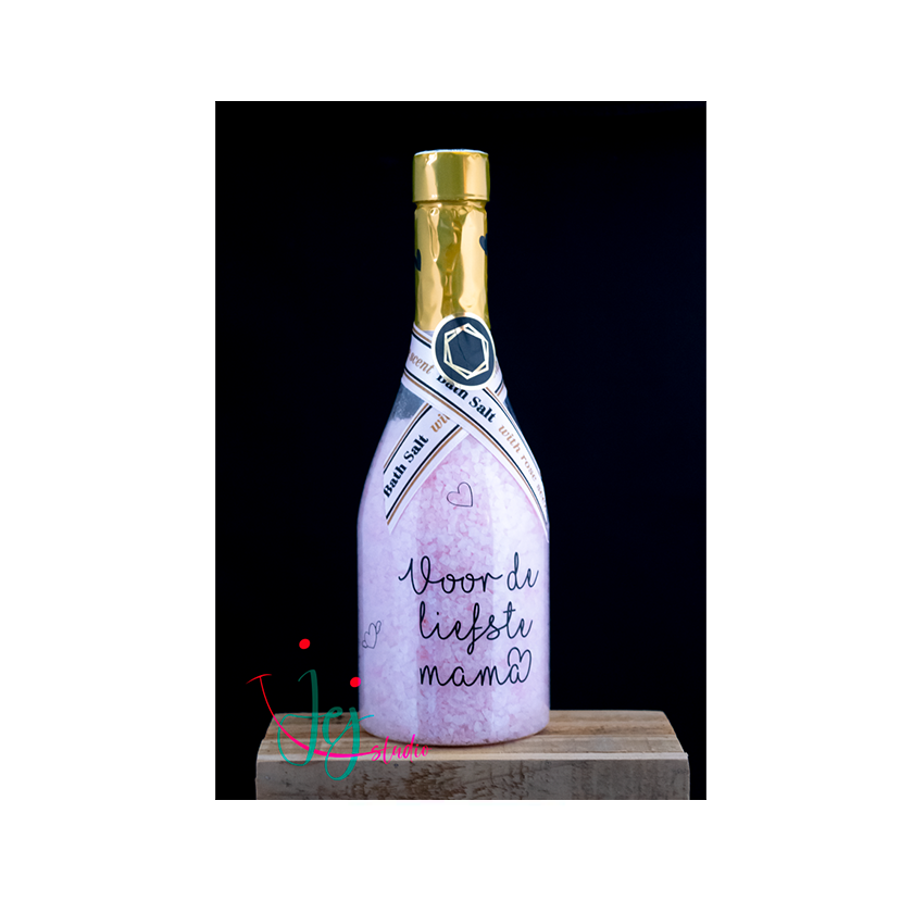 Champagnefles voor de liefste .......