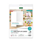 05-PU03-CW300-12, White 5x7 Side Pop Up Cards & Envelopes  van Katy Sue. Dit zijn kaarten voor hobby.