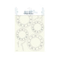 Jilliez mask stencils clock
