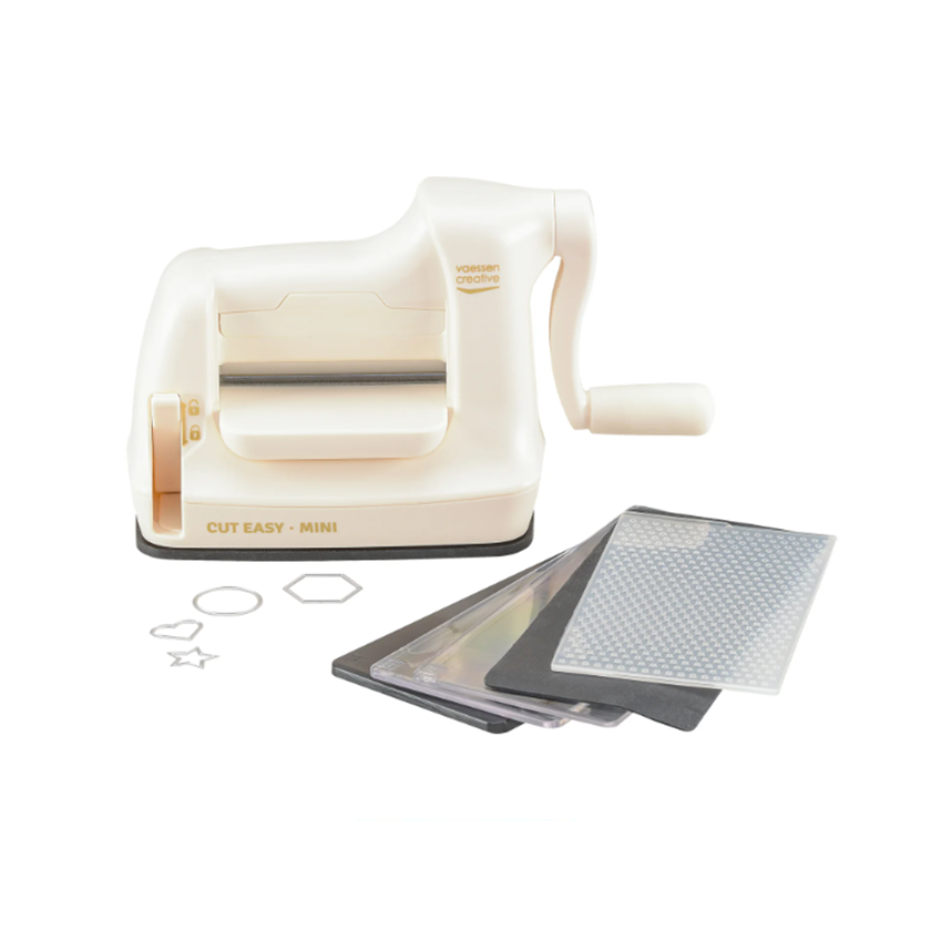 2137-035 Vaessen Creative Cut Easy, Mini Snij en Embossingmachine, jej hobby