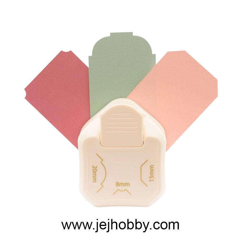 Vaessen Creative 3-in-1 Label Hoekpons 8-15-20mm