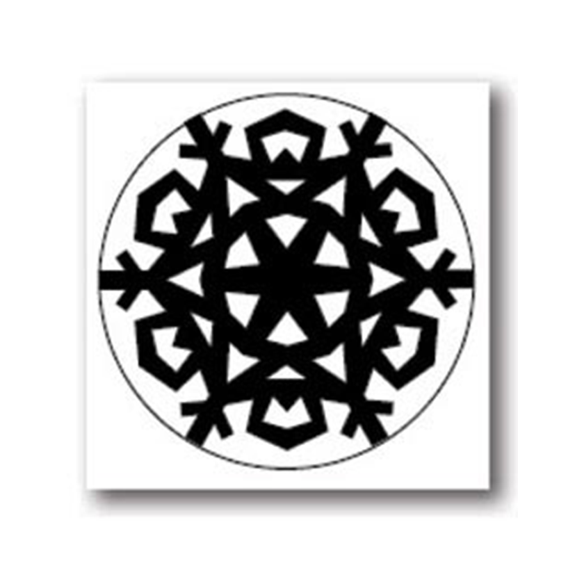 Ek succes craft punch Nordic snowflake