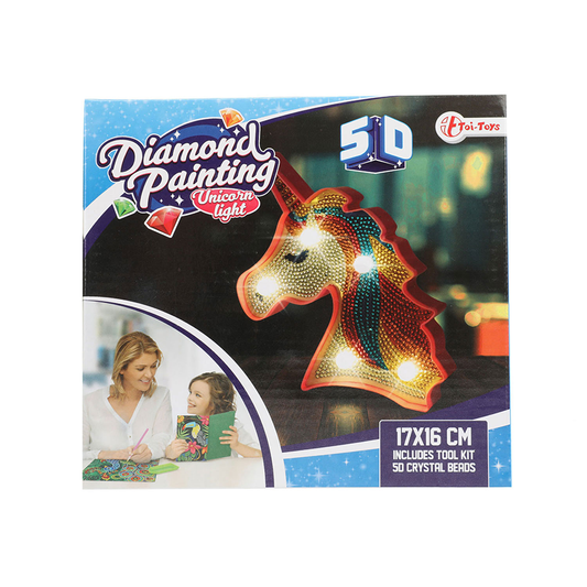 46655A. Toi-Toys. Diamond painting. Eenhoorn lamp. jej hobby