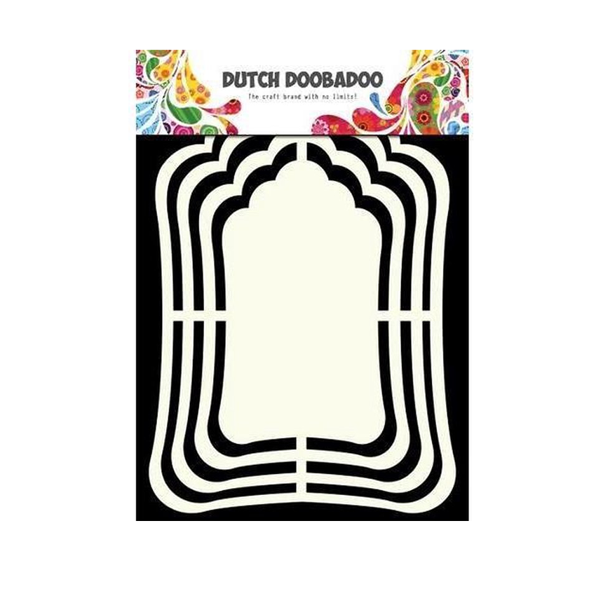 Dutch doobadoo dutch shape art label mirror