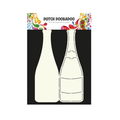 Dutch doobadoo dutch card art champagne bottle