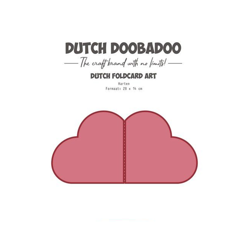 Dutch doobadoo dutch foldcard art Harten