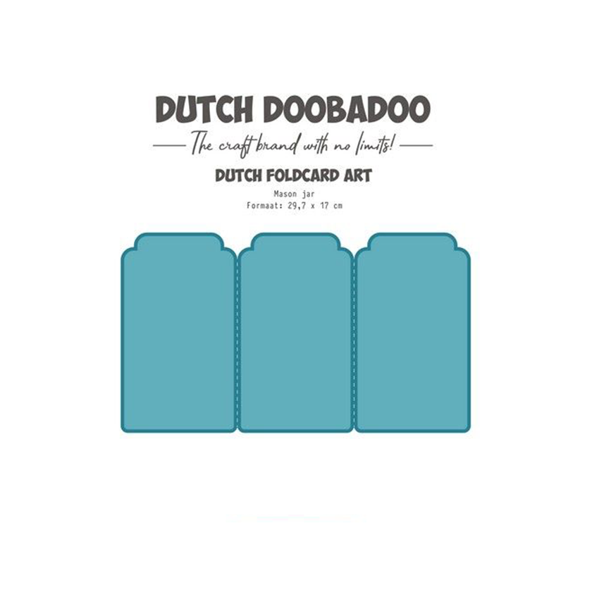 Dutch doobadoo dutch foldcard art Mason jar