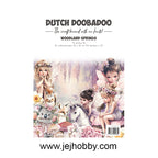 473.005.077, Collage Paperset Woodland Springs, Dutch doobadoo, jej hobby
