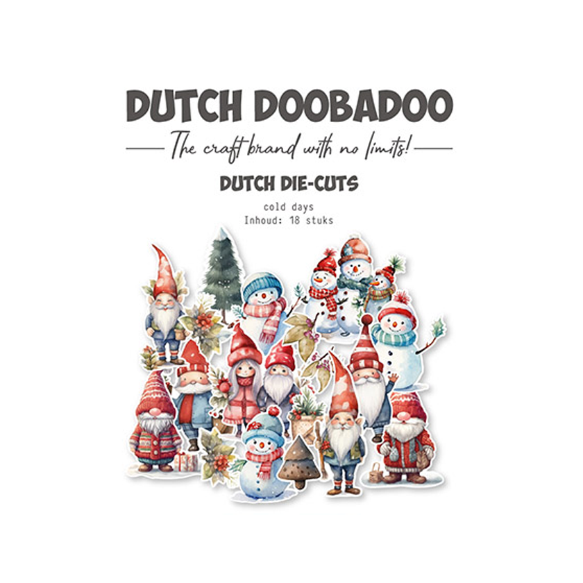 Dutch DooBaDoo Cold days die-cuts