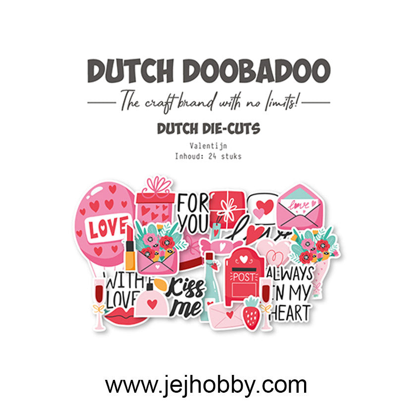474.007.054, dutch die cuts Valentijn, Dutch doobadoo, jej hobby