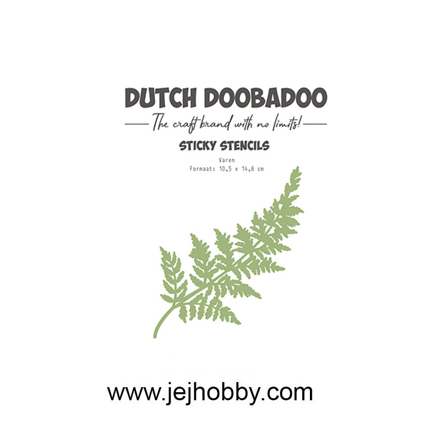 sticky stencil Fern