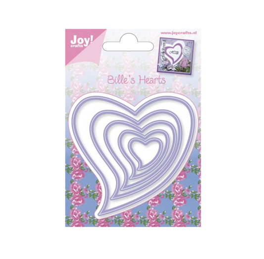 Joy! crafts cutting & embossing Bille's hearts