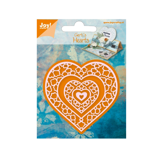 Joy! crafts cutting & embossing Gerti's heart